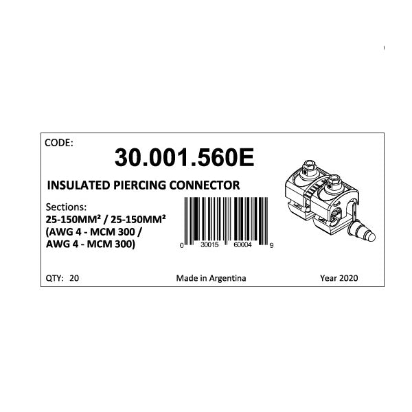 Insulating Piercing Connector 30.001.560E